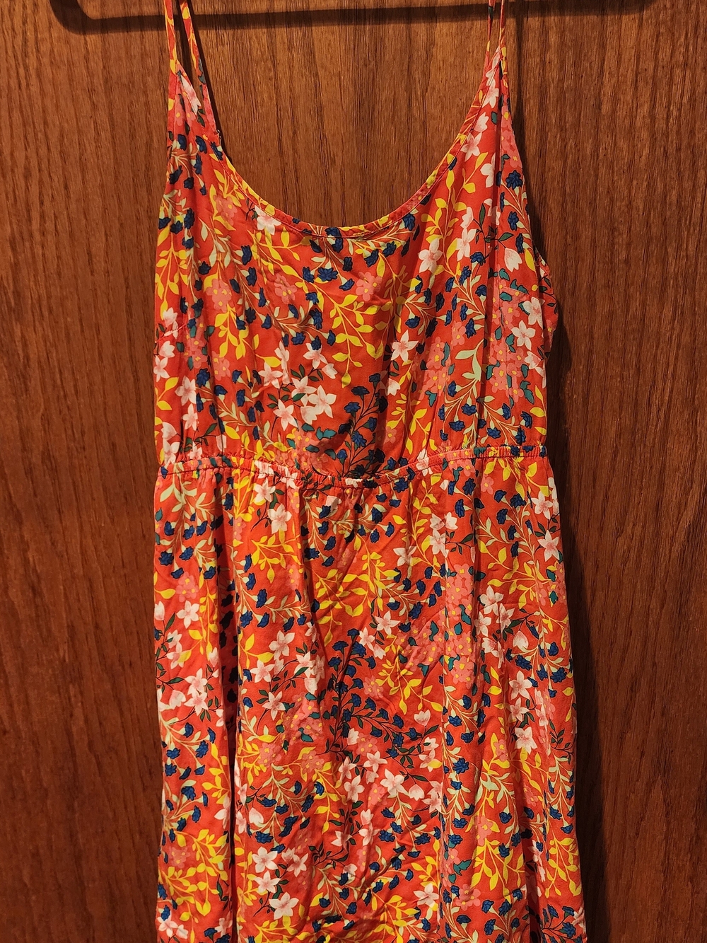 GAP Red Floral Spaghetti-Strap Sundress
